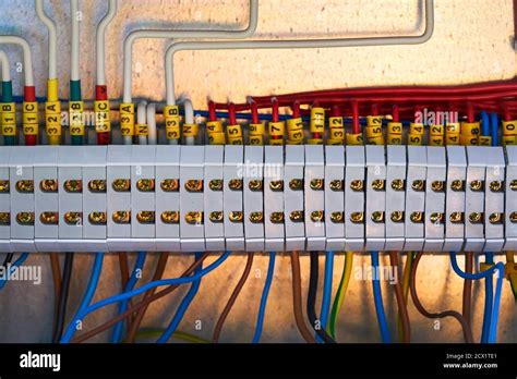 Wire connector terminal block hi-res stock photography and images - Alamy