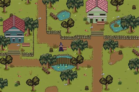 ArtStation - Pixel Art Environment - 2D Top-Down Game