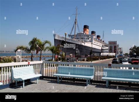 The Queen Mary Hotel Long Beach California USA Stock Photo - Alamy