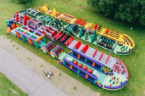 This Massive Inflatable Obstacle Course For Adults is Amazing