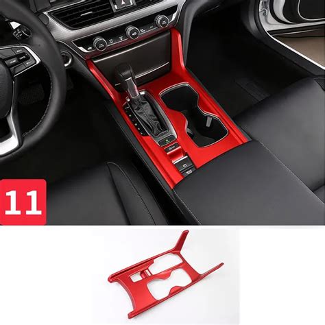 Car Accessories For Honda Accord 2018 ABS Red luxury Internal frame trim cover Decorative ...