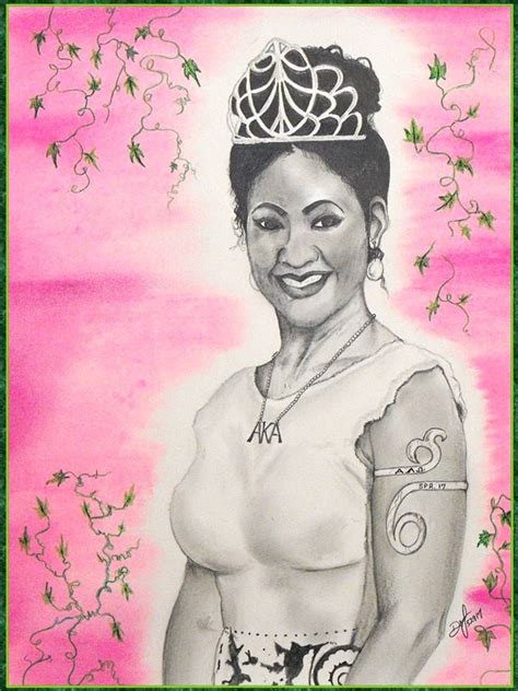 #drgart #aka #alphakappaalpha #portrait #drawing #sororityart #sorority #artwork #pencildrawing ...