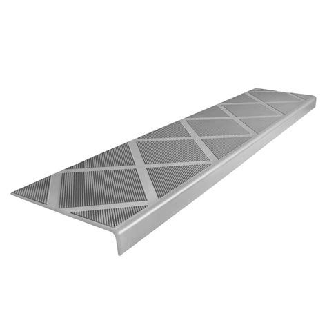 ComposiGrip Composite Anti-Slip Stair Tread 48 in. Grey Step Cover ...