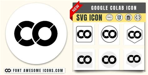 Google Colab Icon SVG Code — Download Path / HTML