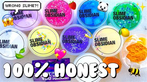 $150 Slime Obsidian Famous Slime Shop Review 💖 100% Honest - YouTube