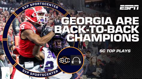 HISTORIC DOMINATION‼ Top plays from Georgia vs. TCU 2023 CFB National ...