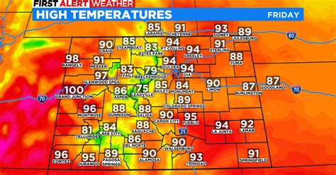 Colorado Weather: Hot With Near Record Highs This Weekend, Only ...