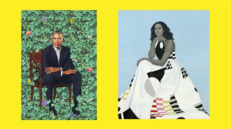 Barack and Michelle Obama Portraits on Display at LACMA