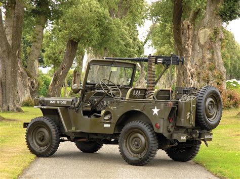 1950, Willys, M38, Jeep, Truck, Trucks, Military, Retro, Weapon ...