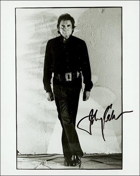 Johnny Cash Autograph Examples