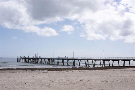 Photo of The beachfront pier in Glenelg, Adelaide | Free Australian Stock Images