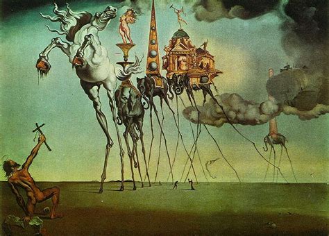 HD wallpaper: salvador dali horses artwork elephants 1094x786 Animals Horses HD Art | Wallpaper ...