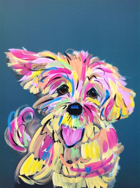 Dog Art / Dog Painting / Dog Portrait / Whimsical Dog / Custom | Etsy