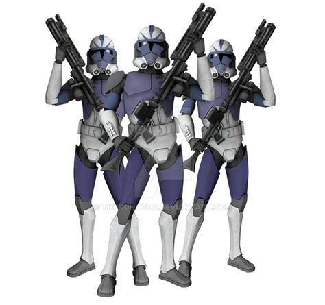 Clone Troopers of the 615th Legion. by thorunordo on DeviantArt in 2021 | Clone trooper, Star ...