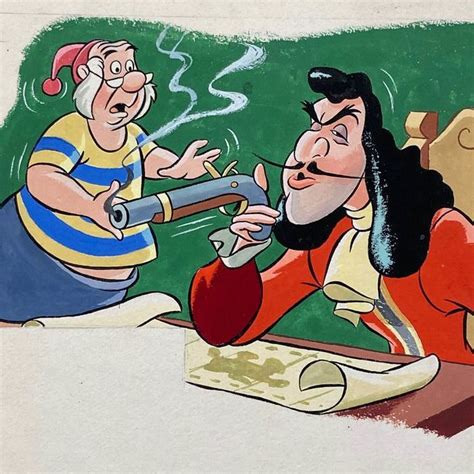 Peter Pan - Captain Hook & Smee - Original Artwork - (1953) - Catawiki