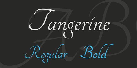 Tangerine Font FREE Download & Similar Fonts | FontGet