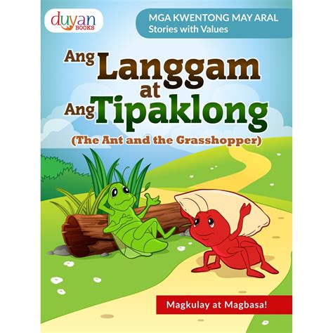 Ang Langgam At Ang Tipaklong The Ant And The Grasshopper In Filipino ...