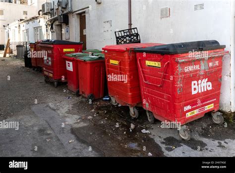 Biffa waste disposal bins hi-res stock photography and images - Alamy