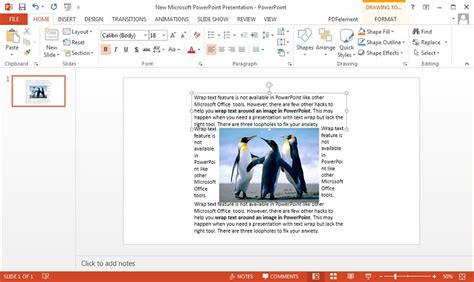 How to Wrap Text in PowerPoint