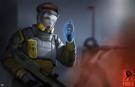 FINKA (Rainbow Six Siege Fanart) by GreenFireArtist on DeviantArt