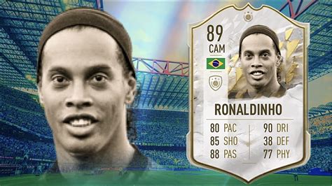 FIFA 22: RONALDINHO 89 ICON PLAYER REVIEW I FIFA 22 ULTIMATE TEAM - YouTube