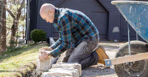 How to Install Cobblestone Driveway Edging - This Old House