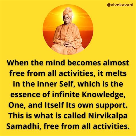 Swami Vivekananda On Nirvikalpa Samadhi - VivekaVani