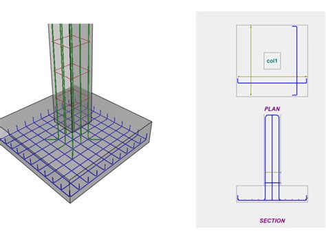 Pad Foundation Cross Section