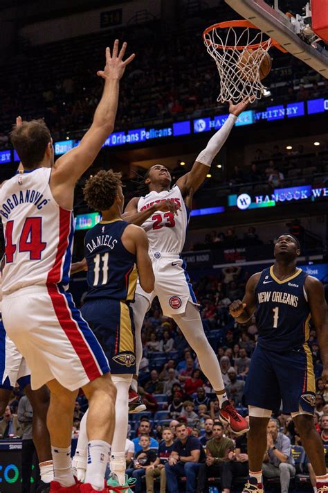 Detroit Pistons game score vs. New Orleans Pelicans: Time, TV, odds for ...