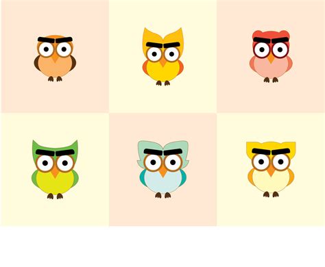 Cartoon Owl Vector Vector Art & Graphics | freevector.com