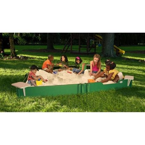 Sandlock Sandboxes Square Sandbox with Cover - Walmart.com - Walmart.com