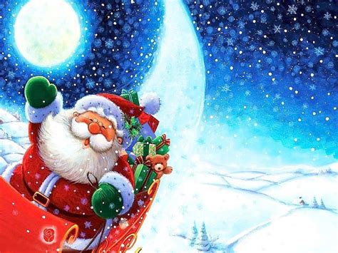 Christmas Santa Claus Wallpapers - Wallpaper Cave