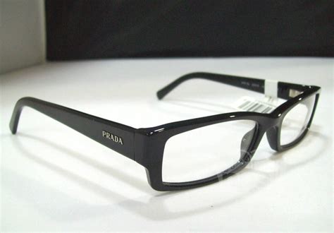 Prada PR 19LV Men's Black Designer Eyeglass Frames | eBay