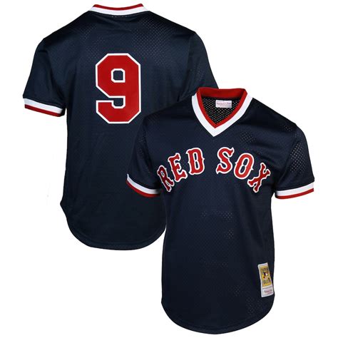 Mitchell & Ness Ted Williams Boston Red Sox 1990 Authentic Cooperstown ...