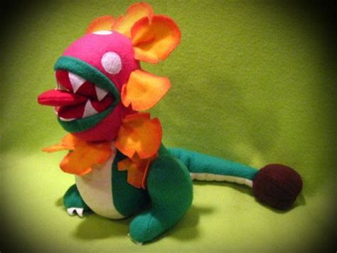 Dino Piranha Plant plush by Penguinotic on DeviantArt