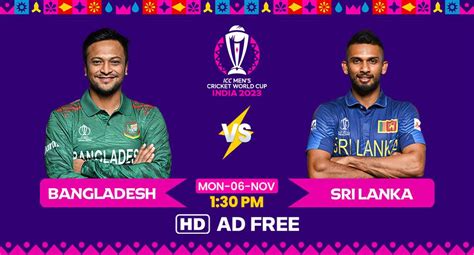 Watch Bangladesh Vs Sri Lanka Live Stream in HD | Cricket World Cup 2023 | AD - Free | tapmad