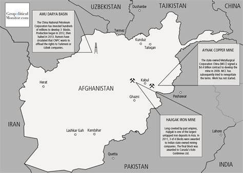 Map: Major Oil & Mineral Concessions in Afghanistan | Geopolitical Monitor