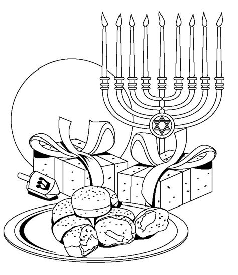 Download Free Hanukkah Color Pages Printable for Pre-School ~ Happy ...