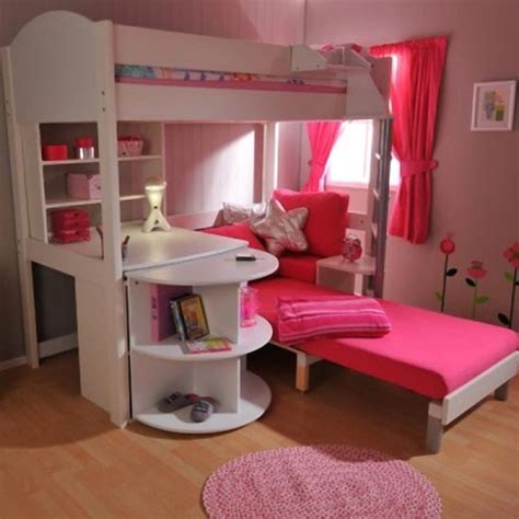 Cool Teenager Room With Storage Bunk Beds And Loft Beds design | Girls loft bed, Bunk bed with ...