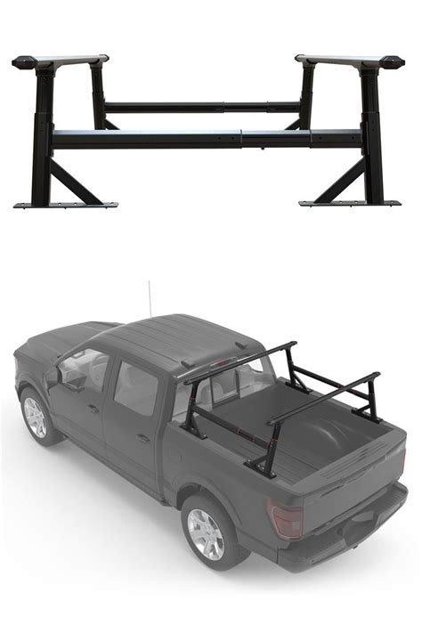 Saremas Universal Adjustable Aluminum Medium Height Truck Bed Ladder Rack for Pickups | Truck ...