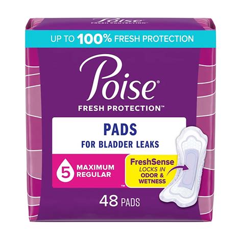 Poise Maximum Absorbency Regular Pads - Shop Incontinence at H-E-B