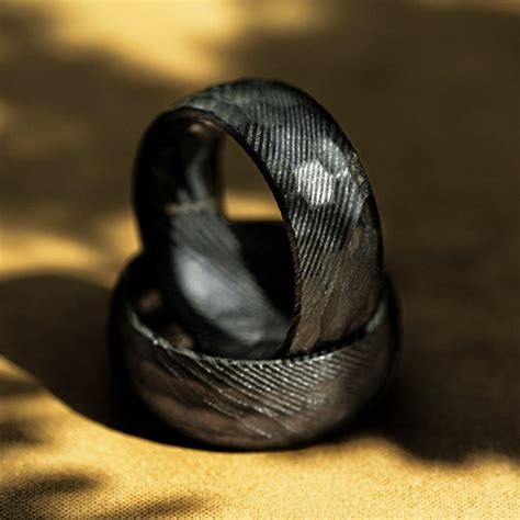 Damascus Steel Ring - Etsy