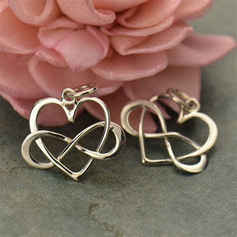 INFINITE LOVE Infinity Heart Necklace or Charm Best - Etsy