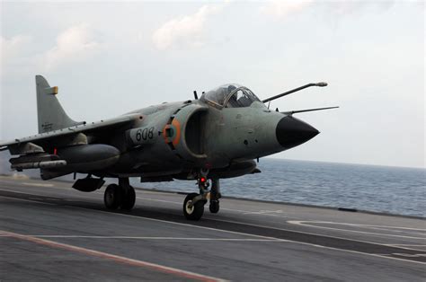 Unique jet fighter Sea Harriers flies for the final time