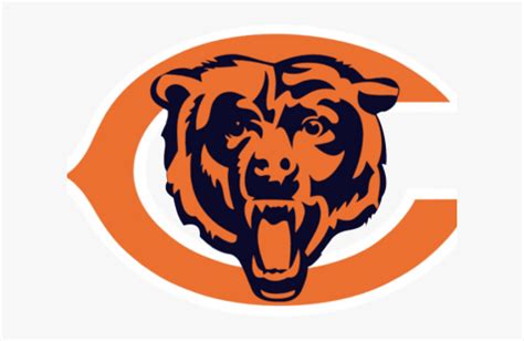 Black Bear Clipart Chicago Bears - Chicago Bears Head Logo, HD Png ...