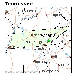 Best Places to Live in Athens, Tennessee