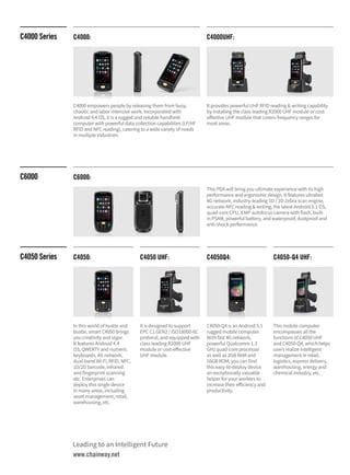 Chainway Product catalog | PDF