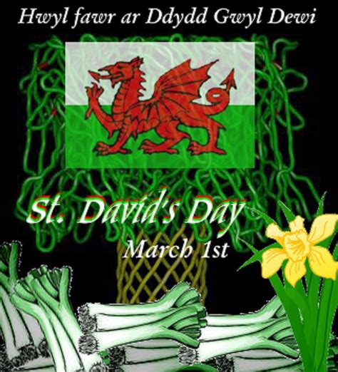 St. David's Day | Saint david's day, David, Symbol of wales