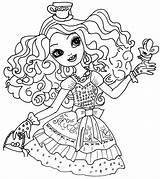 Printable Ever After High Coloring Pages sketch template