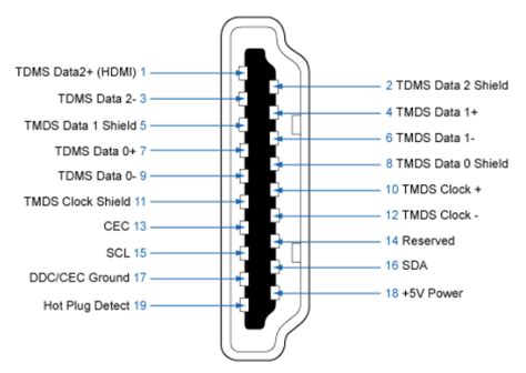 HDMI Pinout Diagram: Understanding the Connection Interface - Nivia Tech